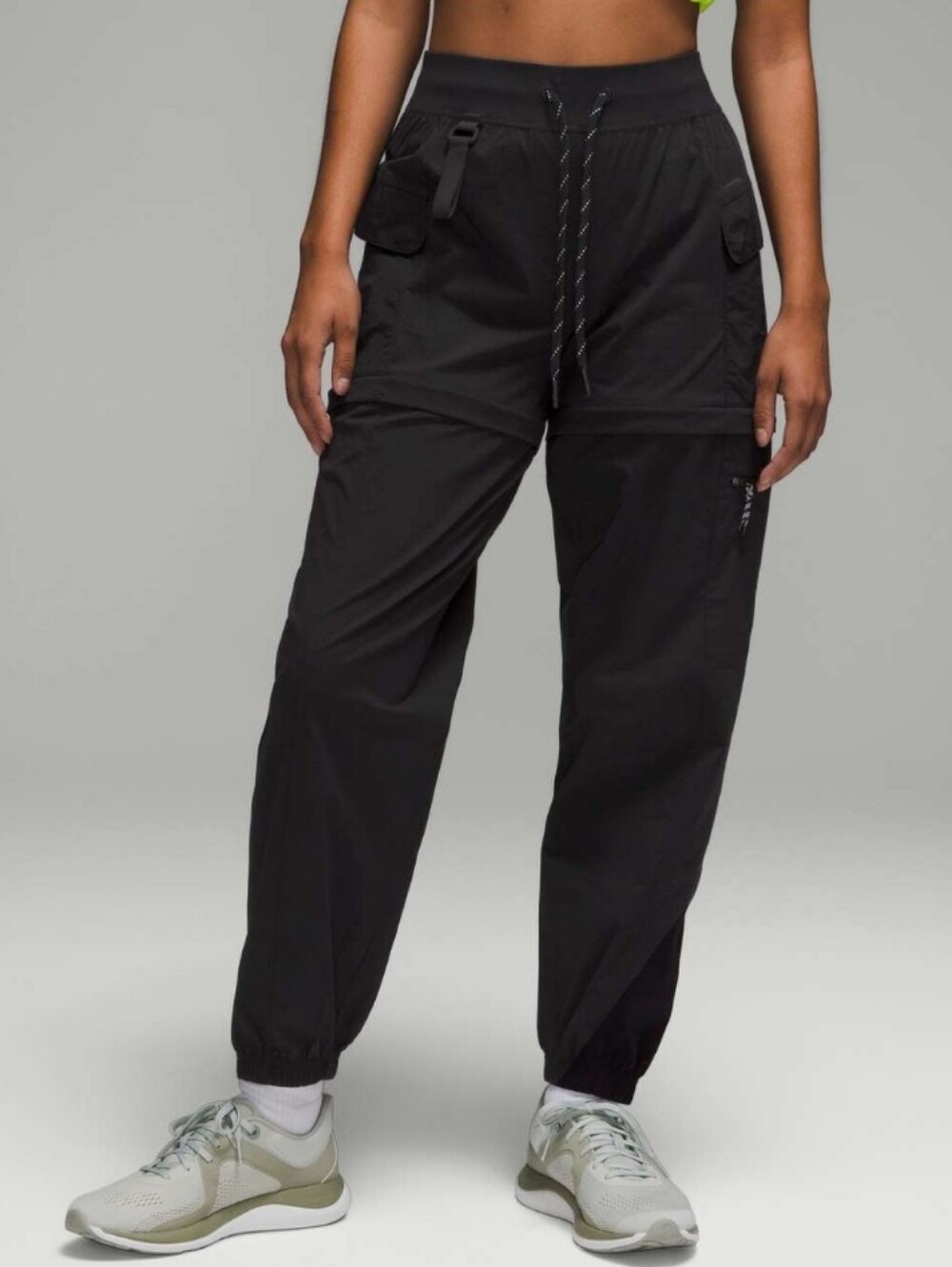 Original Price $198 lululemon athletica Black Convertible High-Rise Jogger Pants